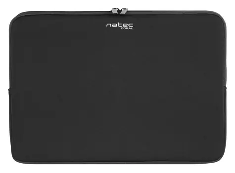 Natec CORAL 15,6" čierna / Púzdro pre notebook do 15,6" / Neoprén