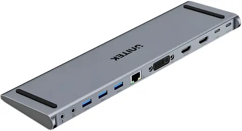 Unitek USB-C DisplayLink 4K / Adaptér / 4K @ 30Hz / 5 Gbps / PD 100W
