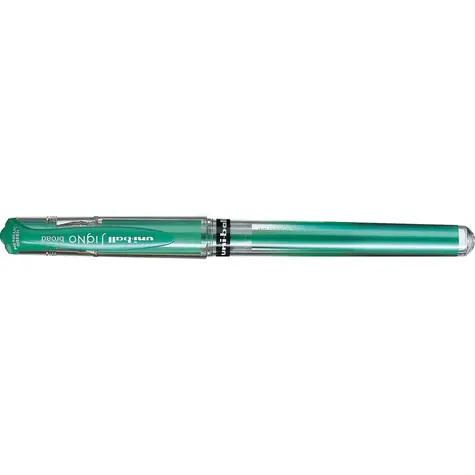 Mitsubishi UB SIGNO UM-153 metalická zelená / Gélový roller / Hrot 1,0 mm