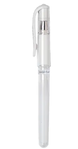 Mitsubishi UB SIGNO UM-153 biela / Gélový roller / Hrot 1,0 mm / Čierna náplň