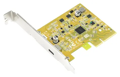 SUNIX USB2321C / PCIe karta / 1x USB Type-C / USB 3.2 Gen2x2 / PCIe 3.0 x4 / Low Profile