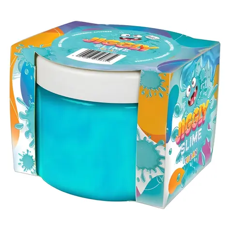 Jiggly Slime tyrkysová perleťová / Slime / 500 g
