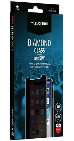 MyScreen Diamond Glass AntiSpy / Ochranné sklo / Samsung Galaxy A24 4G/A25 5G / Privacy filter / 9H