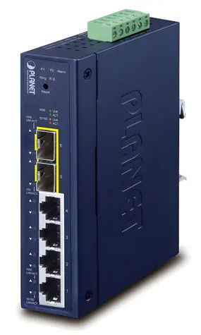 Planet IGS-4215-4T2S / Switch / L2 / 4X GbE RJ45 / 2x GbE SFP / IP30