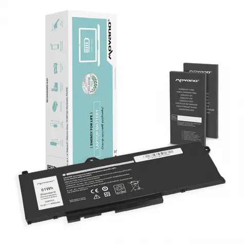 GRT01 / Náhradné batérie / DELL Latitude 5421 5531 / 3950 mAh / 61 Wh