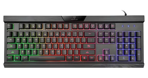 Vertux Amber Pro čierna / Herná klávesnica / Drôtová / US layout