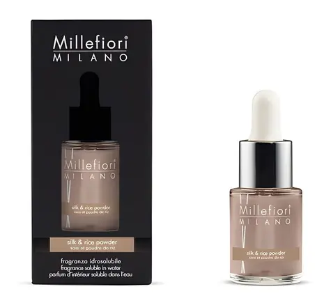 Millefiori Milano Silk & Rice Powder / Aróma olej / 15 ml / Púdrové