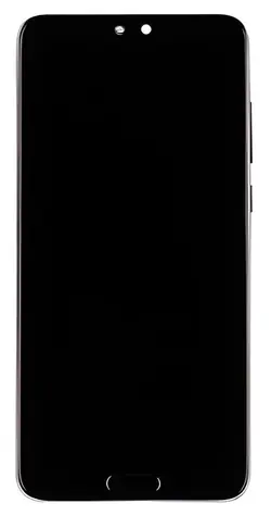 Náhradný LCD displej + dotyková doska + predný kryt pre Huawei P20 Pro čierny / OLED