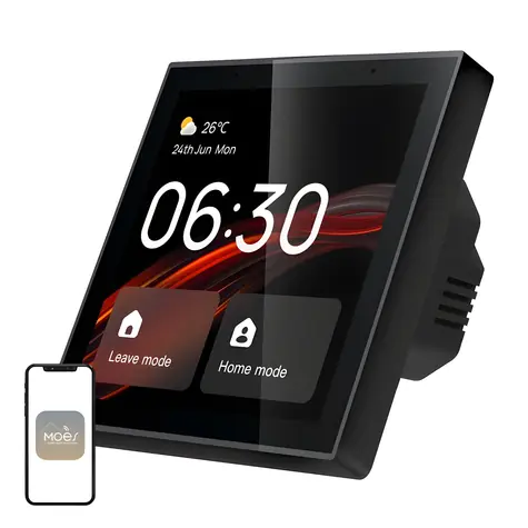 MOES CCP- Ty-LN / Chytrá centrálna jednotka / Wi-Fi / ZigBee / 4palcový LCD / Tuya