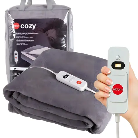 Eldom KT200 Cozy / Elektrická dečka / 180x130 cm / 2 osoby / 3 stupne / 120 W / prateľná