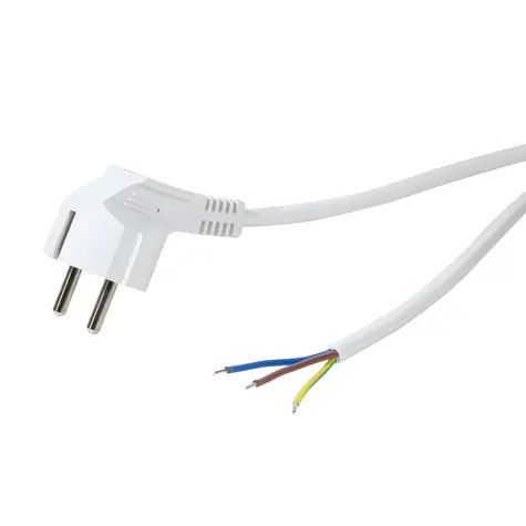 LogiLink napájací kábel CEE7/7 - holé konce biela / Napájací kábel / 1,5 m