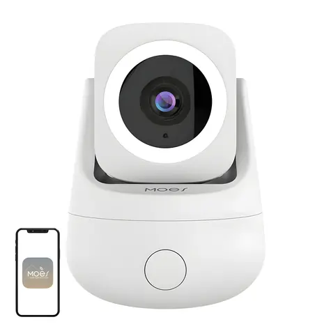 MOES WCM-P67 / Vnútorná IP kamera / 3 MP / PTZ 360° / 180 ° / Wi-Fi / nočné videnie
