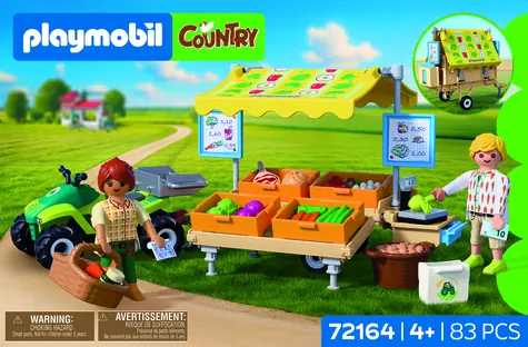 Playmobil Stavebnica Country Farmársky stánok 72164 / Stavebnica