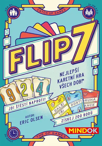 Mindok Kartová hra Flip 7 / Kartová hra / kompaktné balenie