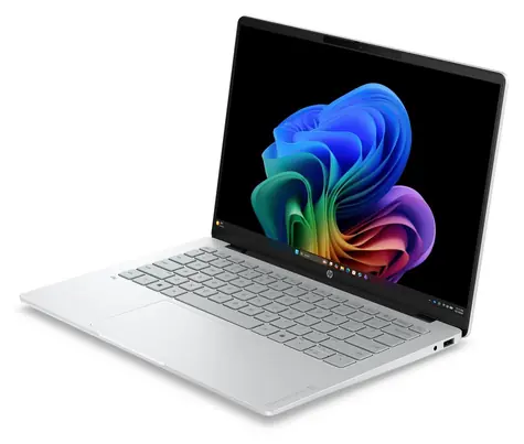 HP OmniBook 5 14-hh0001ncx strieborná / Notebook / 14" 3K OLED 120Hz / Intel Core Ultra 5 322 / 16GB / 512GB SSD / W11H