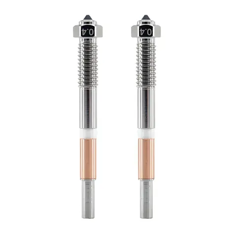 QiDi BMN204 / Trysky pre 3D tlačiareň / bimetalové / 0,4 mm / pre Q2 / 2 ks