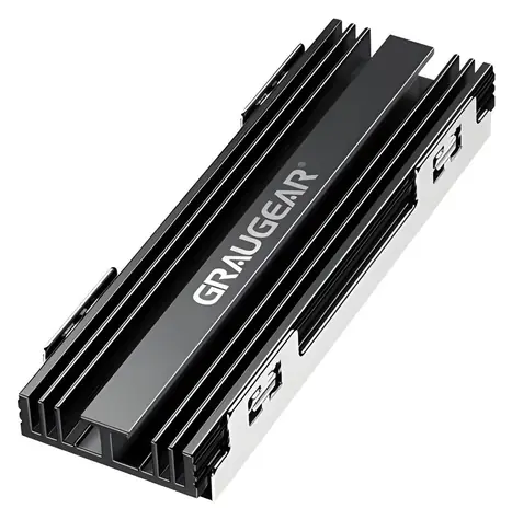 Graugear Chladič M.2 NVMe SSD pre PS5 / Chladič M.2 SSD / Hliníkový / 2x teplovodivé podložky