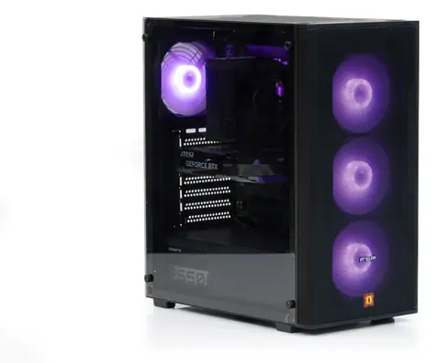 X- Diablo Home R5 5060 bez OS čierna / Herné PC / AMD RYZEN 5 5500 / 16GB DDR4 / 1TB SSD / RTX 5060 8GB / bez OS