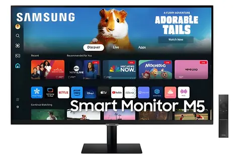27" Samsung SMART M5 M50D čierna / SMART monitor / VA / 1920x1080 / 4ms / HDMI + BT + Wi-Fi