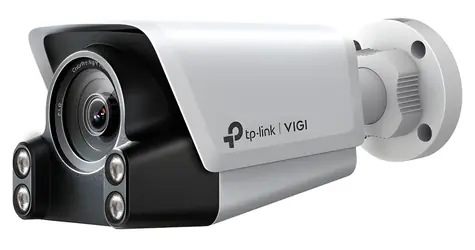 TP-LINK VIGI C340S(4mm) biela / Vonkajšia IP kamera / 4MP / Full-Color / obojsmerné audio / RJ45 / IP67