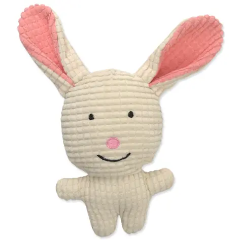 HAVE A PET Plyšová hračka Králik biela 20 cm / Hračka pre psa / plyš / s pískatkom