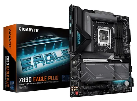 GIGABYTE Z890 EAGLE PLUS / Základná doska / Z890 / LGA 1851 / 4X DDR5 / PCIe 5.0 x16 / 2,5 G LAN / ATX