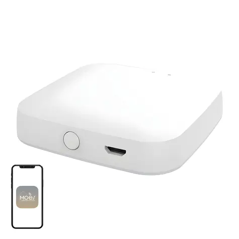 MOES ZHUB-W / Chytrá centrálna jednotka / Wi-Fi / ZigBee 3.0 / Tuya