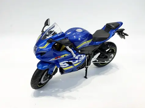 MSZ Motocykel Suzuki GSX-R1000 modrá / Mierka 1:12