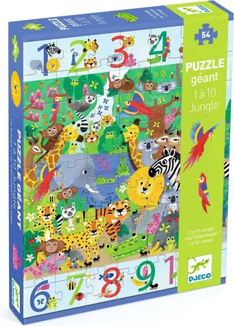 DJECO Puzzle Džungľa / 54 dielikov