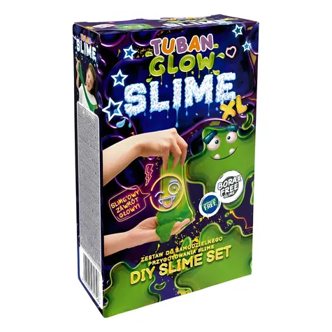 Tuban Sada na výrobu slizu Glow in the dark XL / Kreatívna sada / svieti v tme / XL