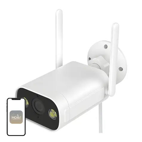 MOES WCM-JD-T1 / Vonkajšia IP kamera / 3 MP / Wi-Fi / IP65 / microSD