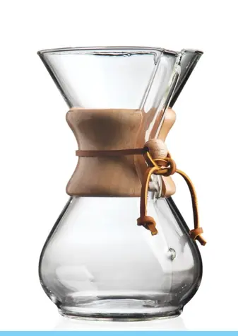 Chemex Classic CM-6A / Kanvica na kávu / sklo a drevo / 900 ml / 6 šálok