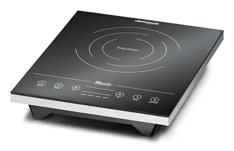Rommelsbacher CT 2010/IN čierno-strieborná / Indukčný varič / 2000 W / 1 platňa / 10 výkonových stupňov
