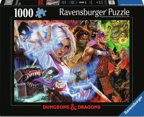 Ravensburger Puzzle Dungeons & Dragons: Výzva prijatá / 1000 dielikov / 70 x 50 cm