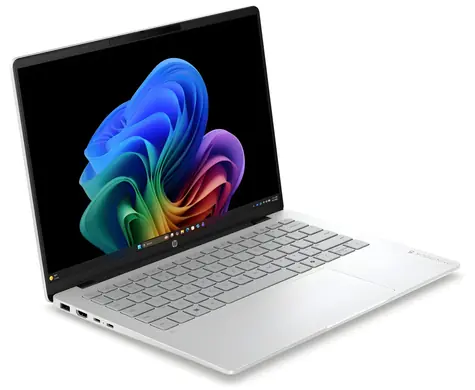 HP OmniBook 5 14-hm0071ncx strieborná / Notebook / 14" 3K OLED / AMD RYZEN AI 5 330 / 16GB / 512GB SSD / W11 Pro