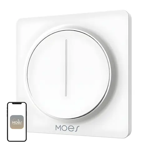 MOES ZS-SY-EUD-WH biela / Stmievač / ZigBee / max. 300W