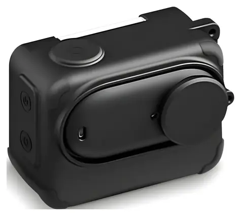 Puluz PU772B čierna / Silikónové puzdro / pre Insta360 GO 3S / s krytkou objektívu
