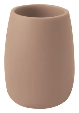 Spirella Sven kelímok na kefky matne cappuccino / polyresin