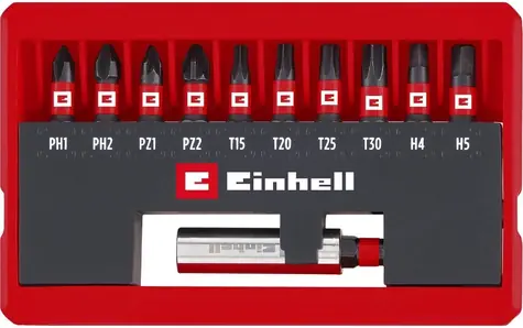 Einhell Sada rázových bitov / 25 mm / 11 ks