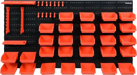 Vorel Organizér nástenný sada 48 ks / Organizér / 4X tabuľa 475x272 mm / plast