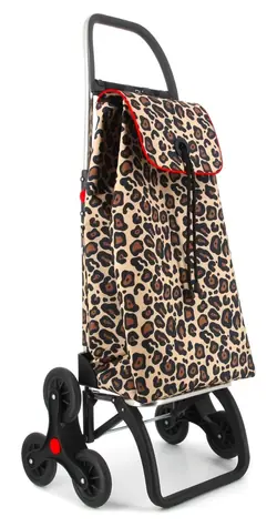 Rolser I-Max Wild 6 Logic leopardí vzor / Nákupná taška na kolieskach / 43 l