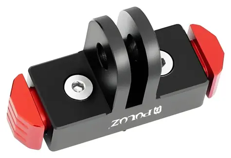Puluz Magnetický držiak pre GoPro HERO13 Black čierno-červený / Držiak / Magnetické rýchloupínacie uchytenie / Letecký hliník