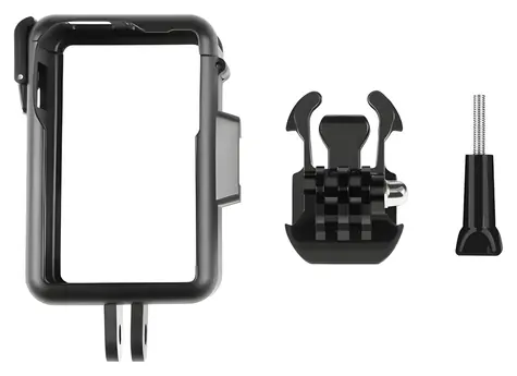 Puluz PU883B čierna / Držiak / DJI OSMO Action 5 Pro, 4, 3 / Cold shoe / Otvorený ochranný rám