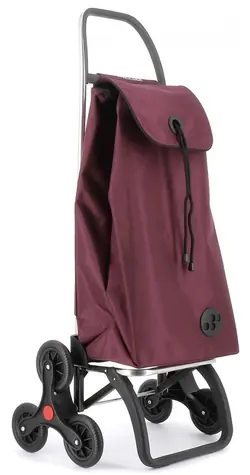 Rolser I-Max MF 6 bordová / Nákupná taška / kolieska do schodov / objem 43 l / nosnosť 50 kg