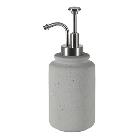 Spirella CEMENT dávkovač mydla šedý / keramika / 450 ml