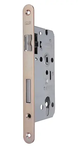 LOB Z75Z Zámok zapustený 72x50 mm / Zámok / Na kľúč