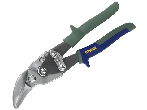 Irwin 20SL / Nožnice na plech / offsetové / ľavé / rovný rez / 225 mm