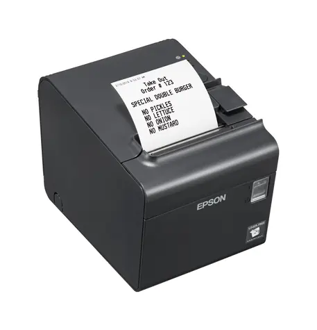 Epson TM-L90LF / Tlačiareň štítkov / Termo / 203dpi / linerless / USB / Ethernet / šedá