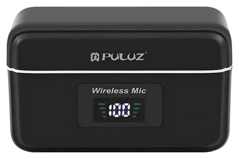 Puluz SmartLink WS300 čierna / Klopový mikrofón / sada 2 ks / bezdrôtový / USB-C / 2,4 GHz / dosah 20 m