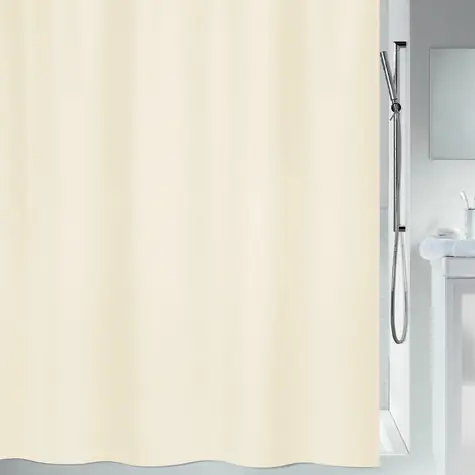 Spirella Primo béžová / Sprchový záves / 180 x 180 cm / polyester / vodeodolný
